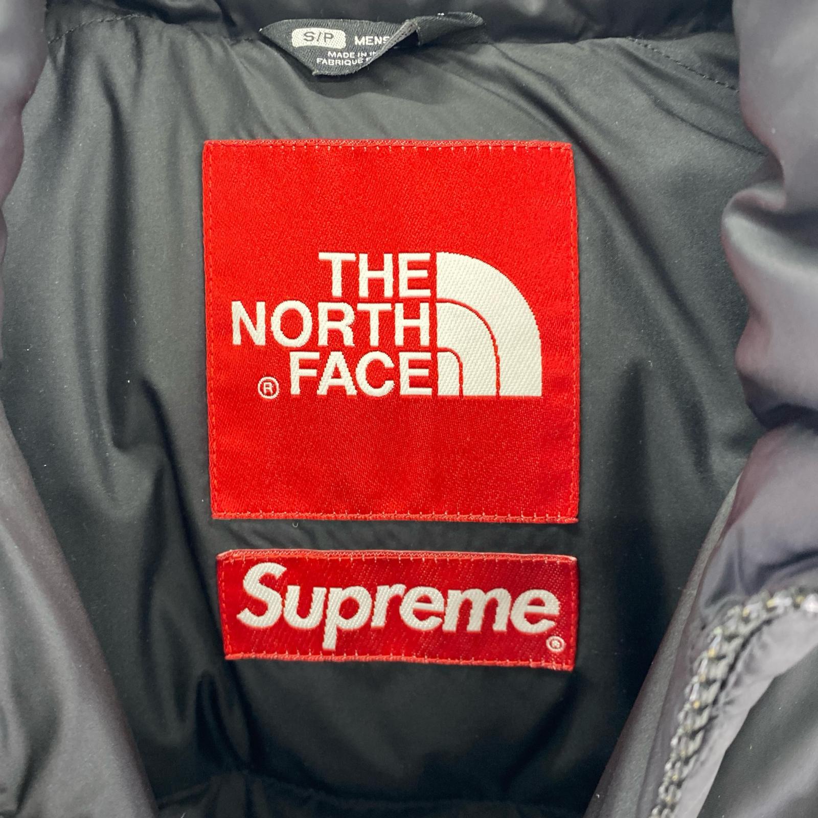 ダウンジャケット ×Supreme 13AW FUR PRINT NUPTSE JACKET S S