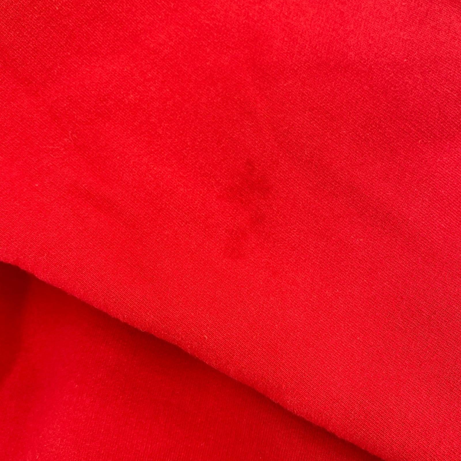 スウェット 18ss small box logo contrast crewneck M レッド