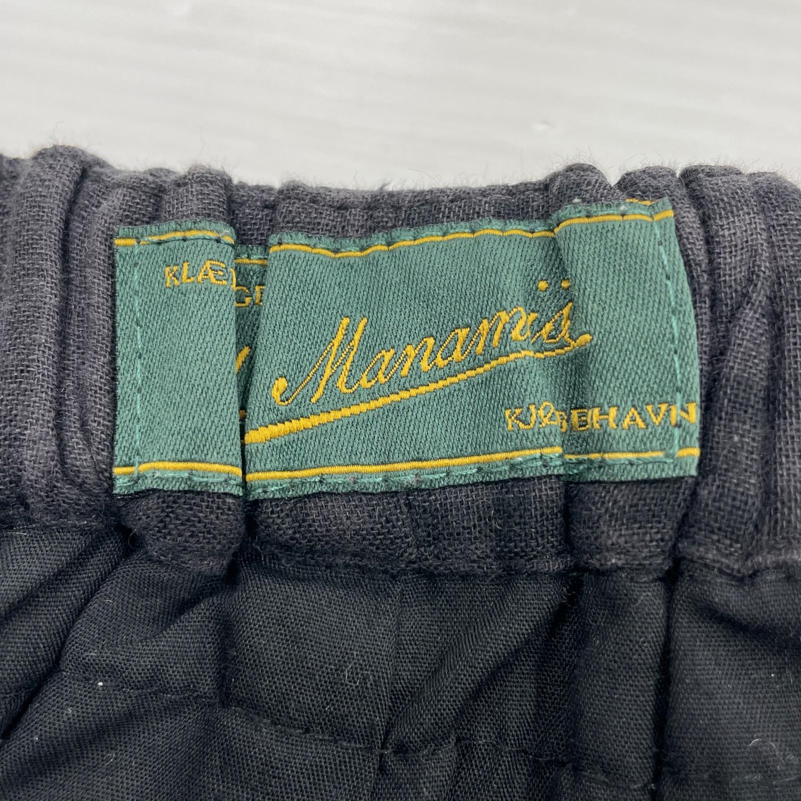 パンツ alexander manamis 25ss CHECK PATNS ブラック