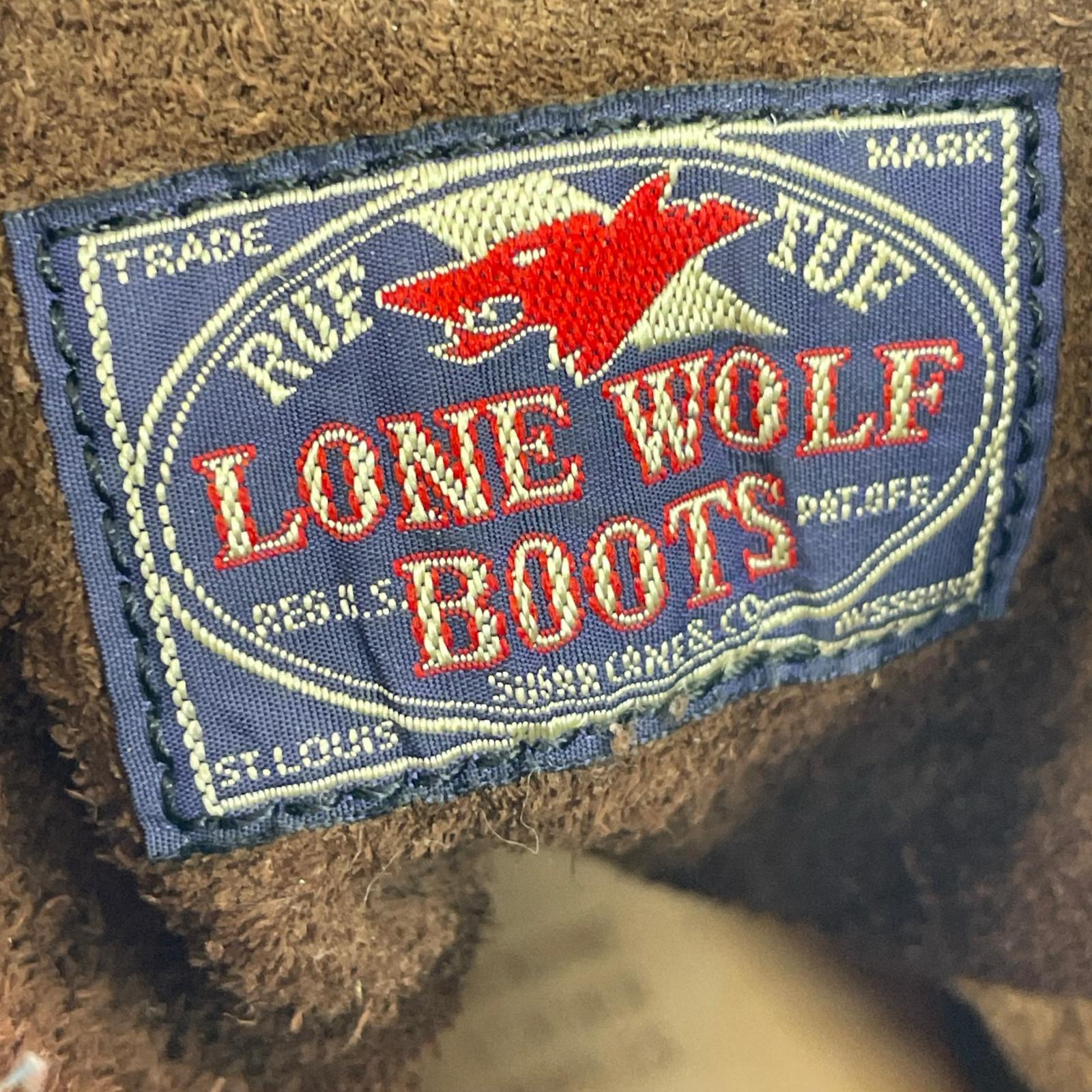 ブーツ LONE WOLF ブラウン