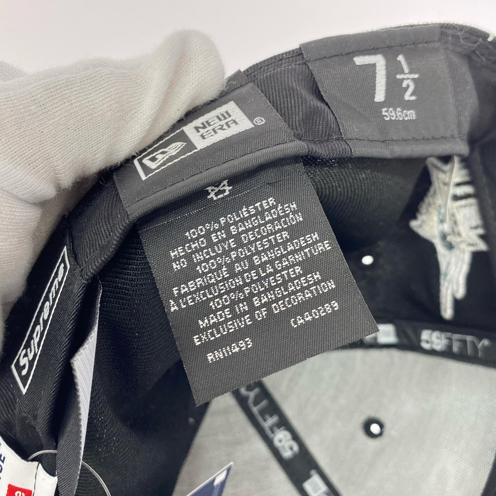 キャップ MLB TEAMS BOX LOGO NEW ERA STRIPE ブラック