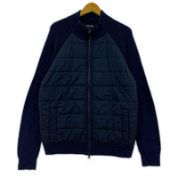 ジャケット LAND'S END ニットダウン L ネイビー