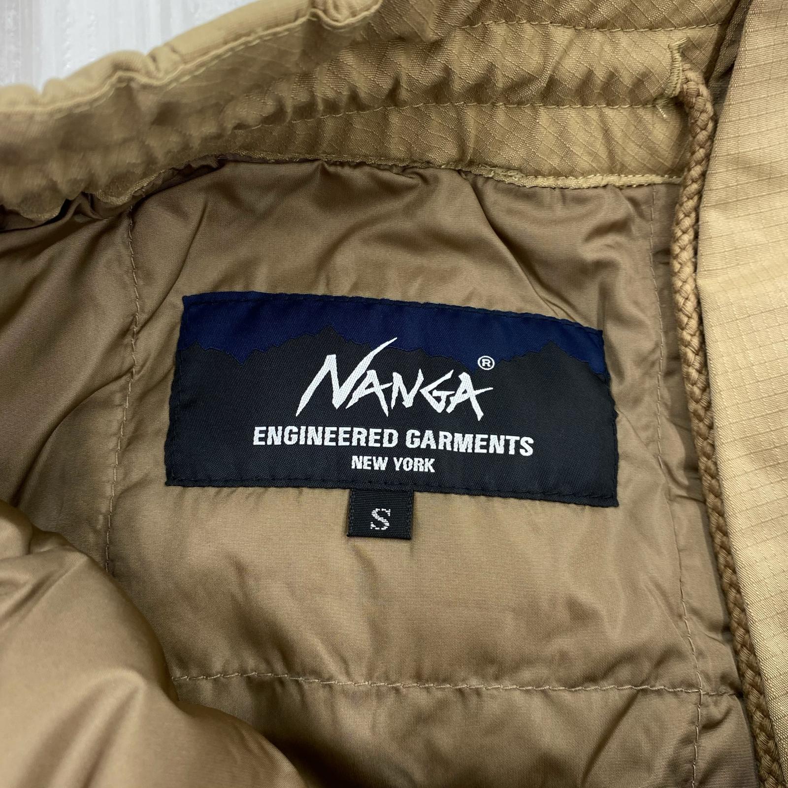 その他ボトムス Engineered Garments×NANGA AIR BONE DOWN PANT S S ベージュ
