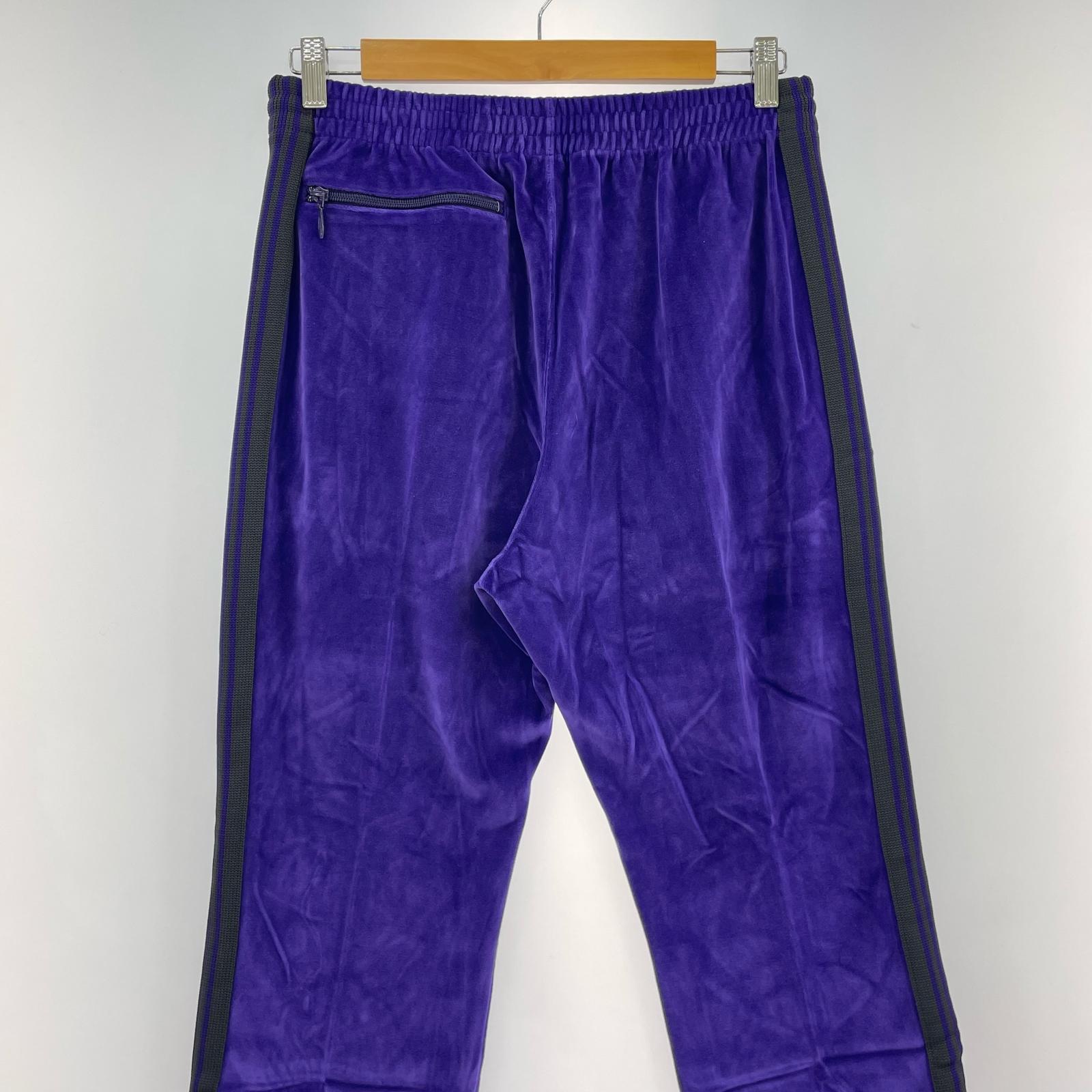 その他ボトムス Needles Velour Track Pant S NS253 S パープル