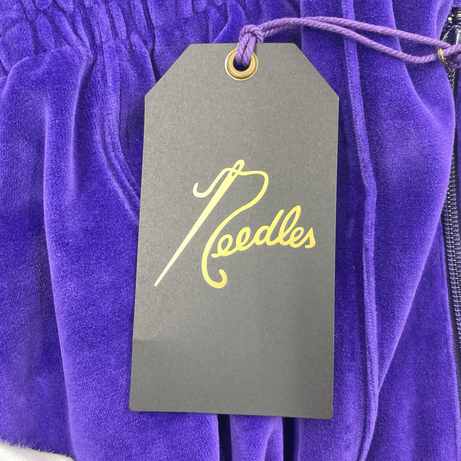 その他ボトムス Needles Velour Track Pant S NS253 S パープル