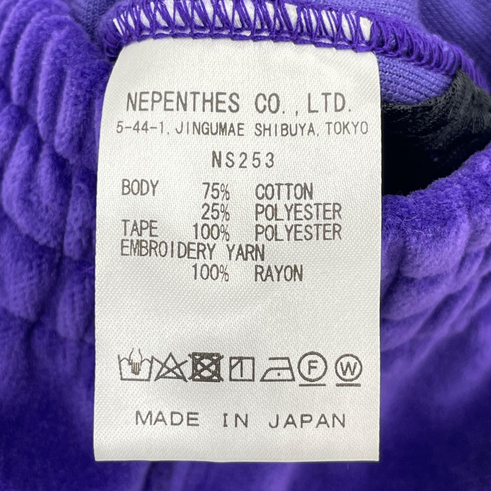 その他ボトムス Needles Velour Track Pant S NS253 S パープル
