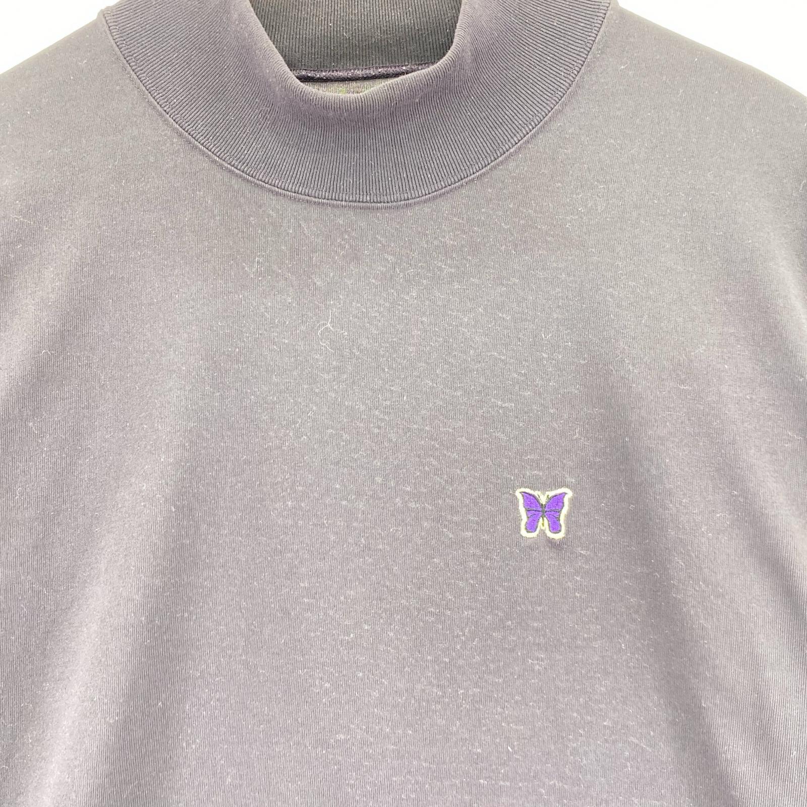 その他トップス Needles S/S Mock Neck Tee S MR316 S パープル