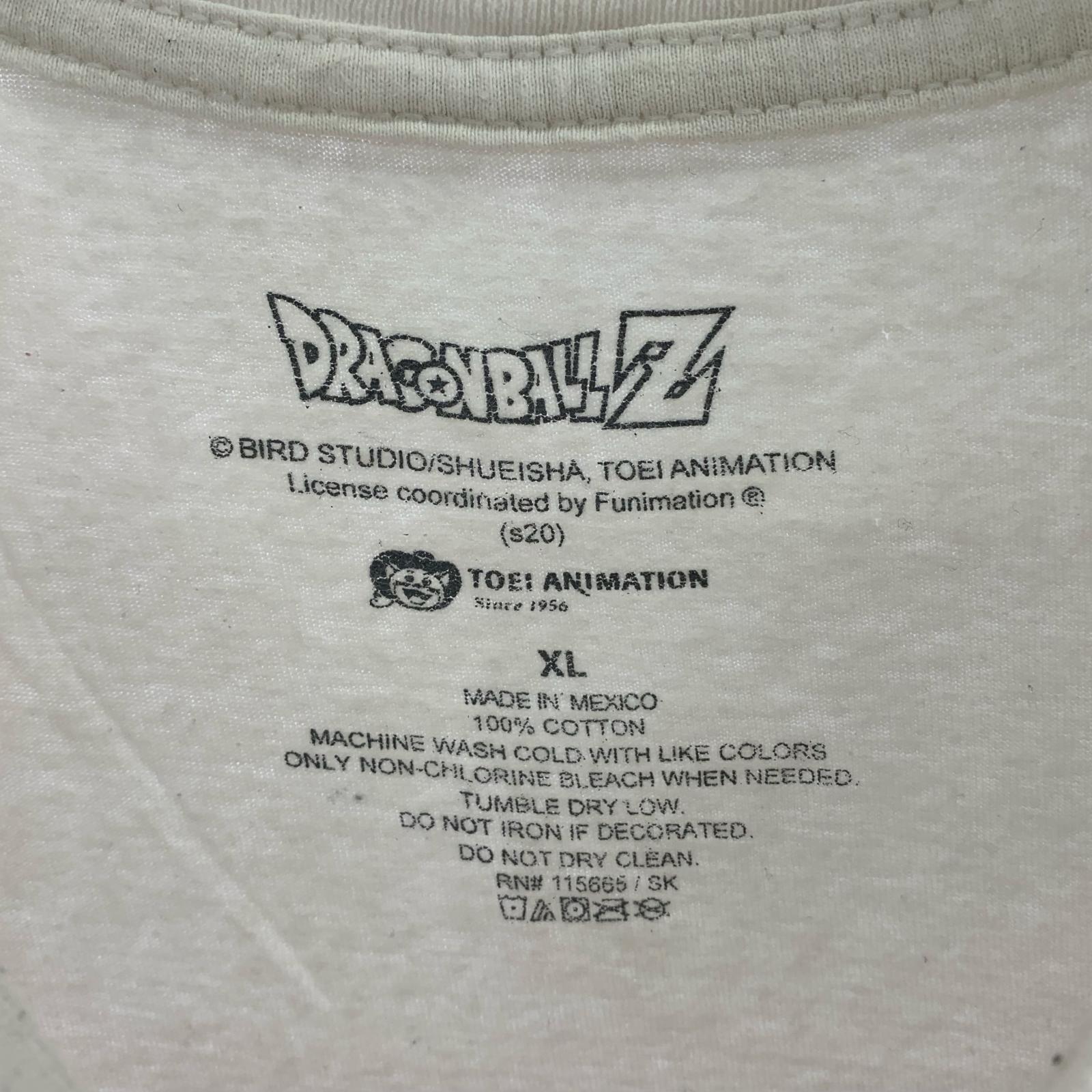 半袖Tシャツ 00s ドラゴンボールZ キャラクター Tee 白 XL ホワイト