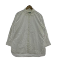 長袖シャツ CASEY CASEY BIG RACCOURCIE SHIRT M M ホワイト
