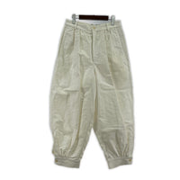 その他ボトムス HED MAYNER コットン2タックパンツ M M ホワイト