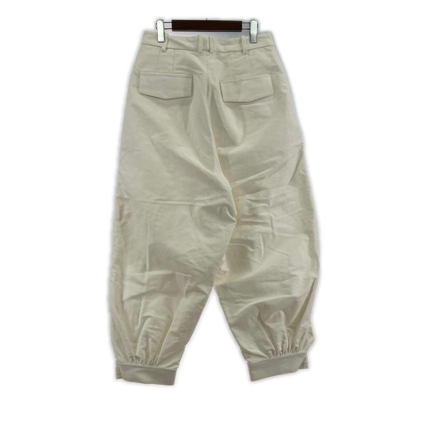 その他ボトムス HED MAYNER コットン2タックパンツ M M ホワイト