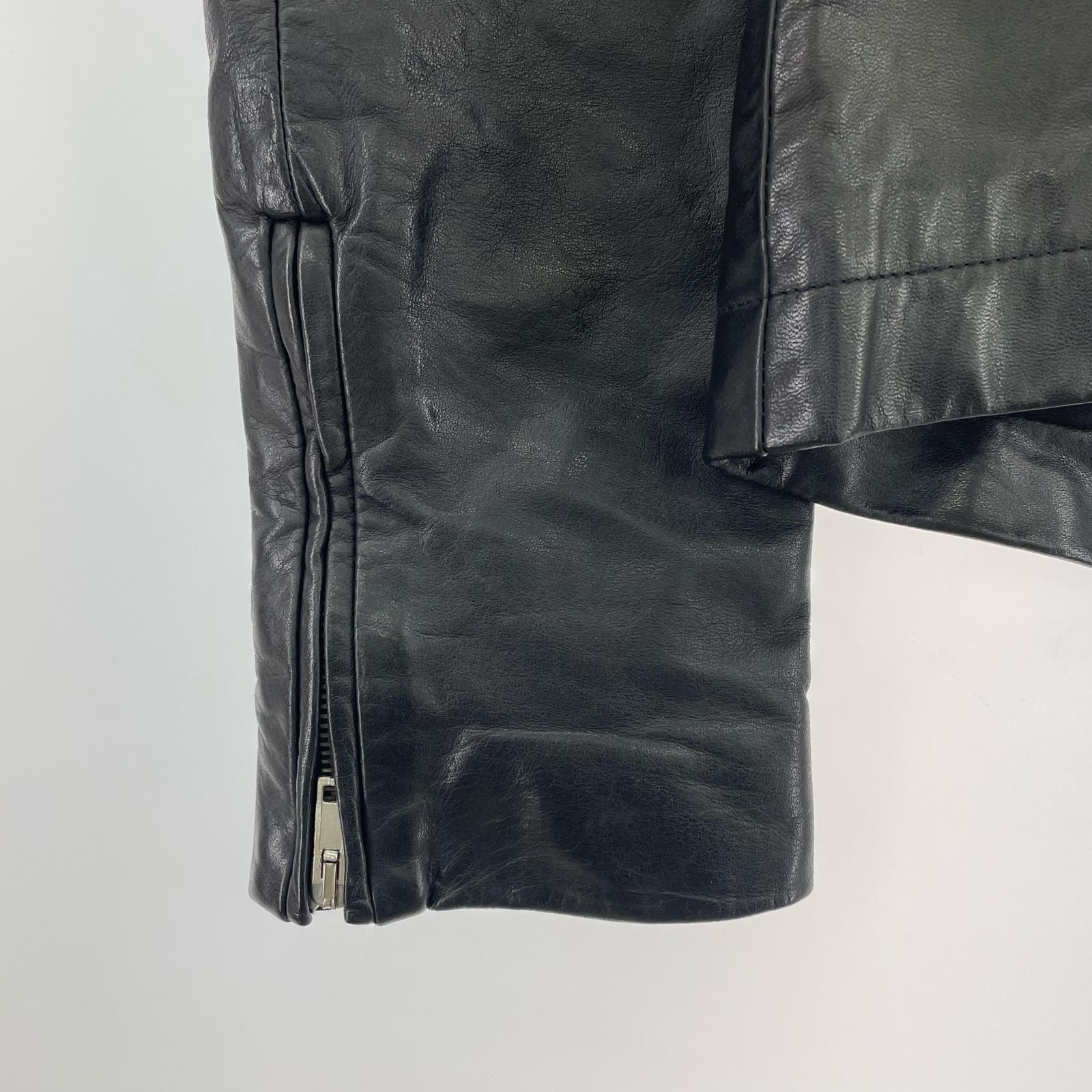 その他アウター stooges biker leather jacket ブラック