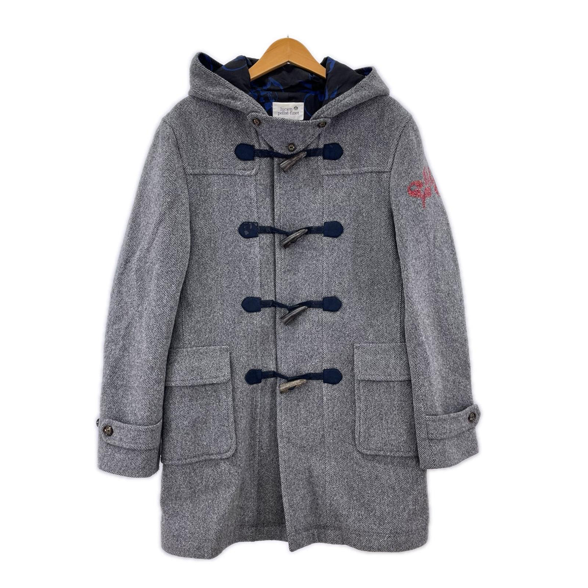 ジャケット ウールダッフルコート グレー S グレー