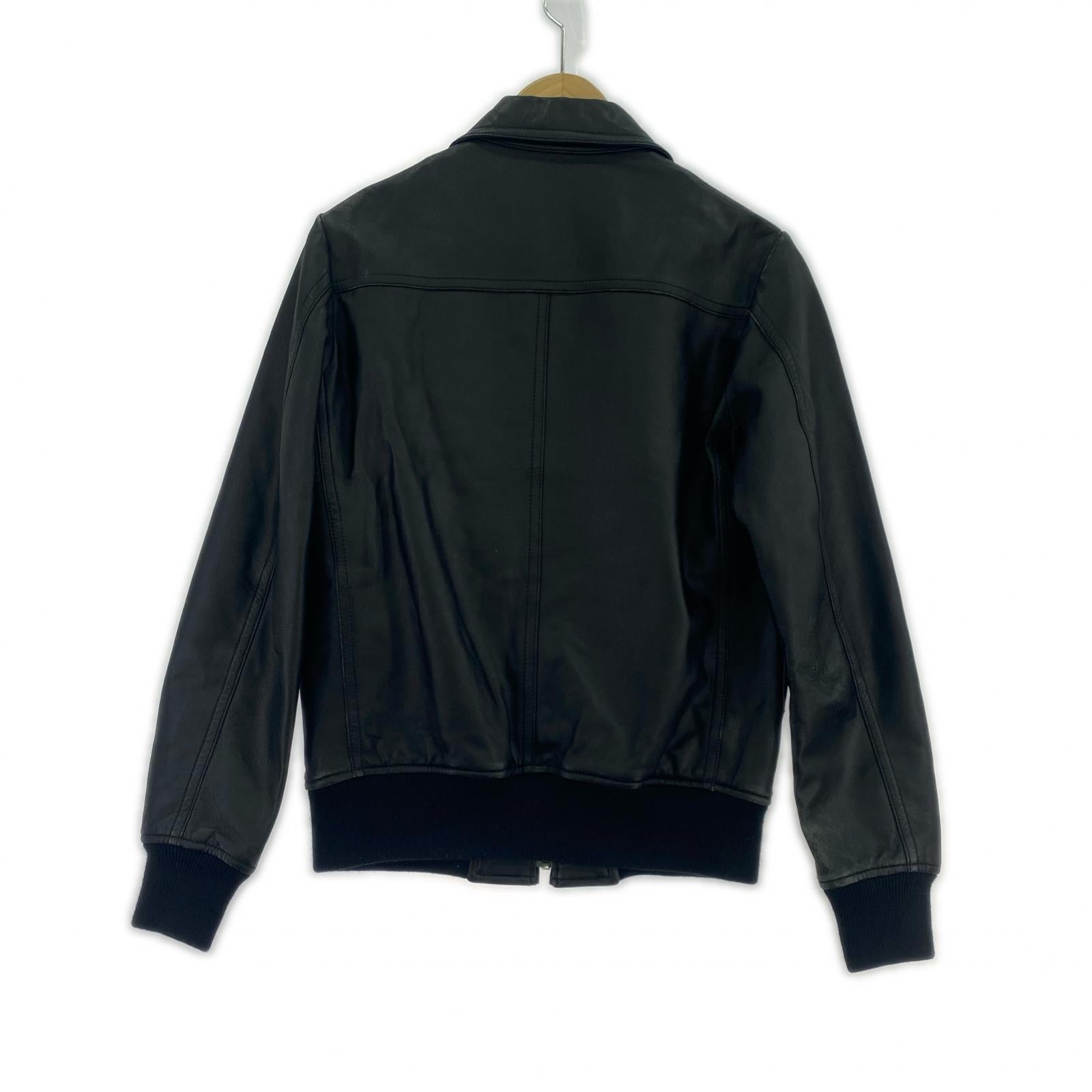 レザージャケット A-2 ラムレザージャケット BLK S S ブラック