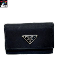 PRADA テスートナイロン 6連キーケース 黒