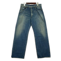 デニムパンツ W.Straight 5poket Denim Pants (34) ブルー
