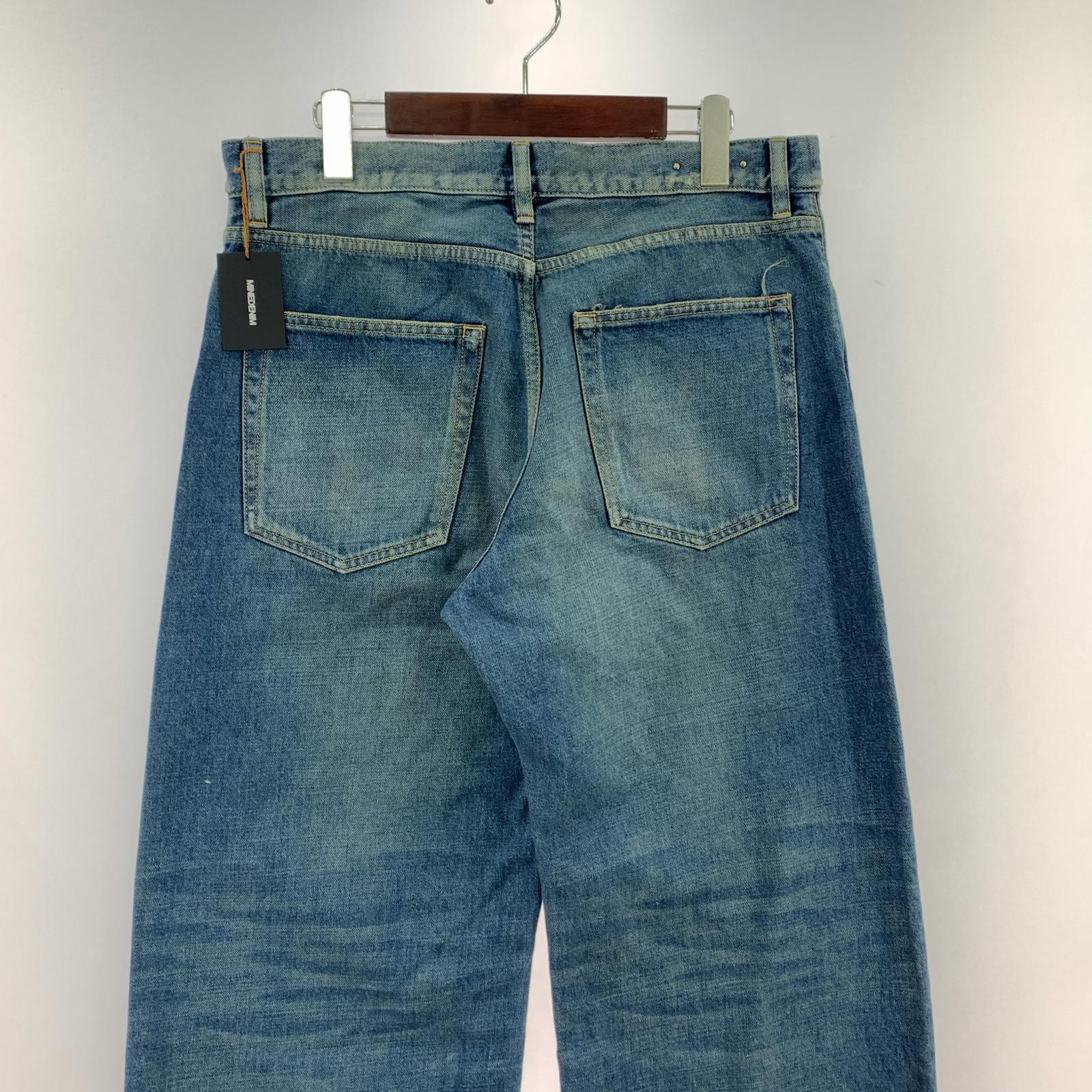 デニムパンツ W.Straight 5poket Denim Pants (34) ブルー