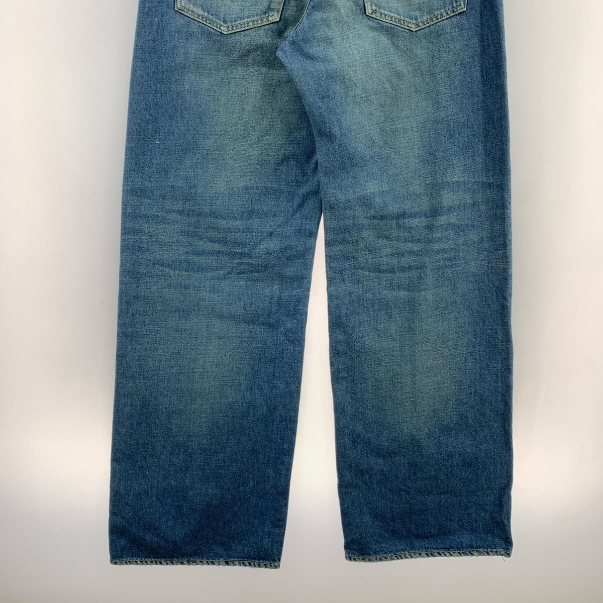 デニムパンツ W.Straight 5poket Denim Pants (34) ブルー