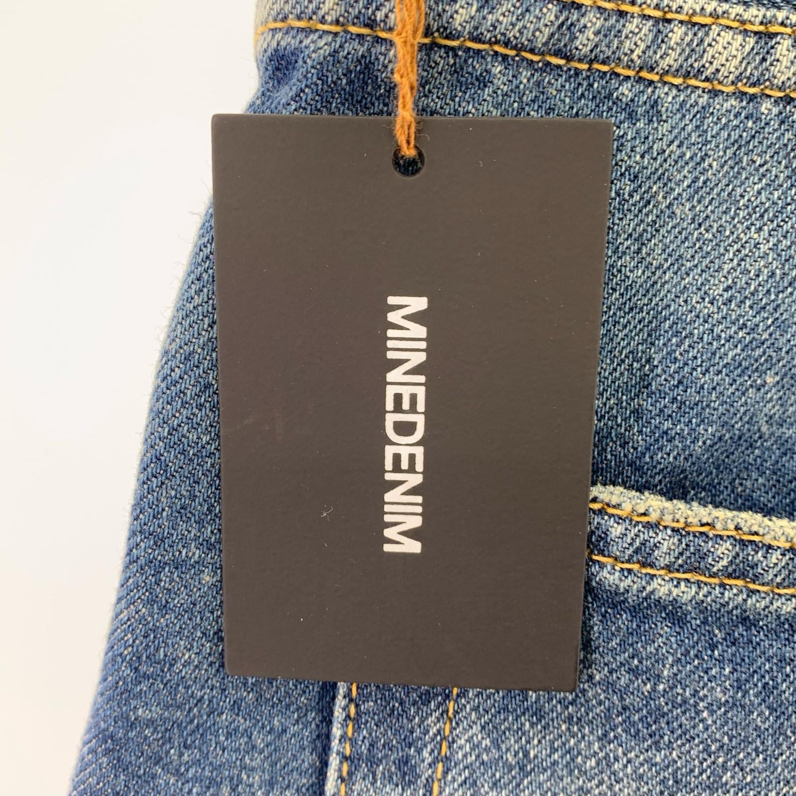 デニムパンツ W.Straight 5poket Denim Pants (34) ブルー