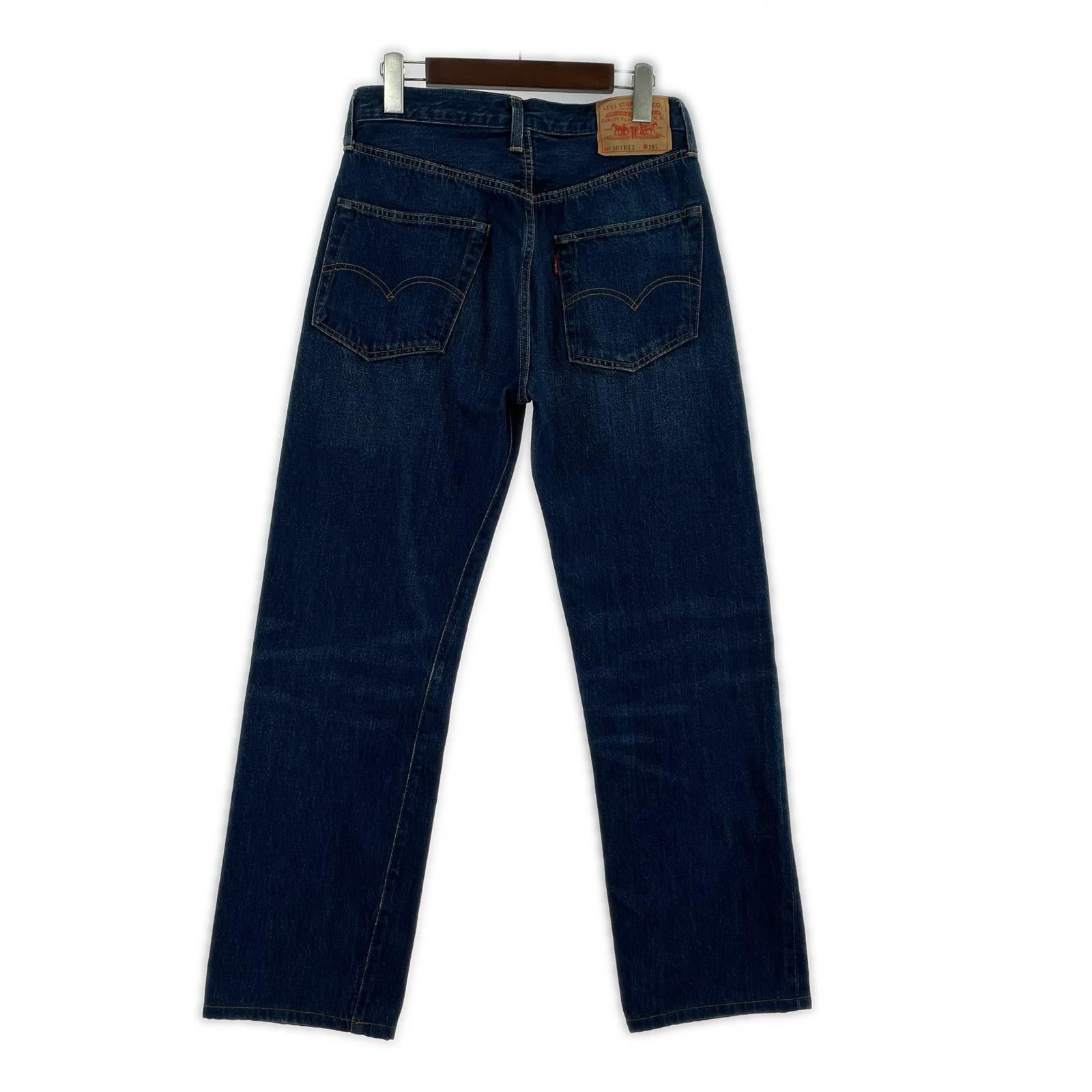 デニムパンツ LVC 503BXX デニムパンツ 復刻 28 ネイビー