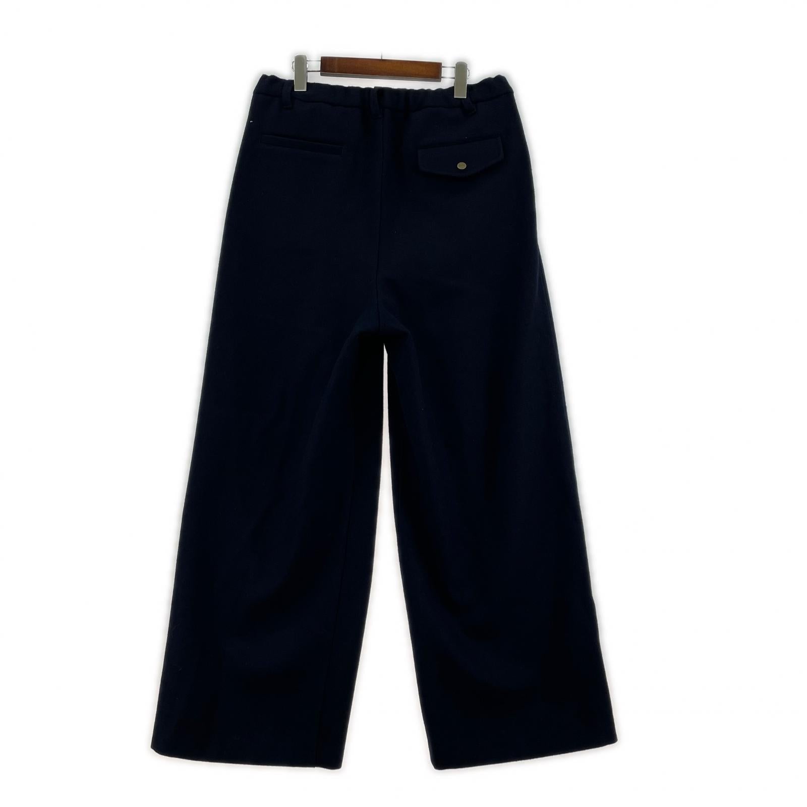 パンツ melton wool trousers L