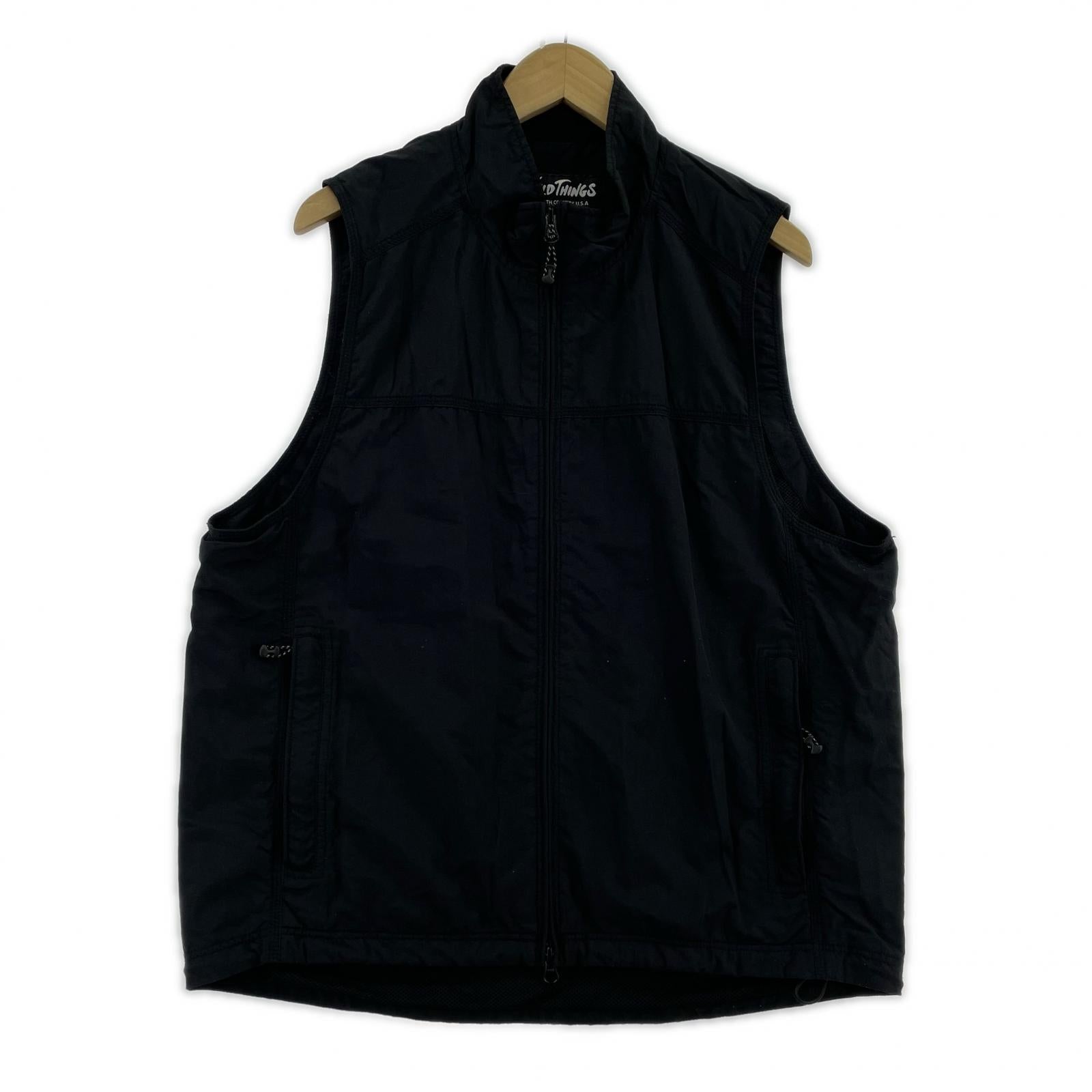 ジャケット SUPPLEX UTILITY VEST black M M ブラック