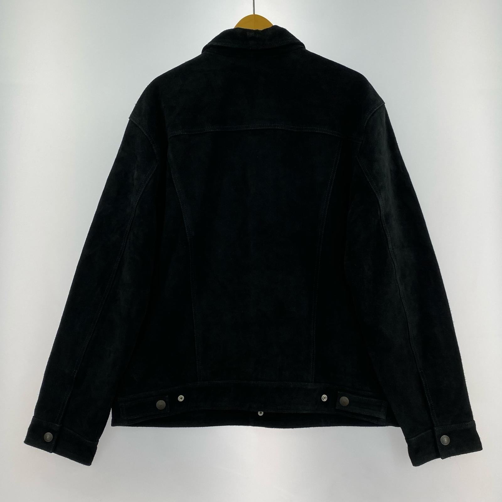 ジャケット Levi's LEATHER COLLECTION HIGHLAND SUEDE TRUCKER JACKET L ブラック L ブラック