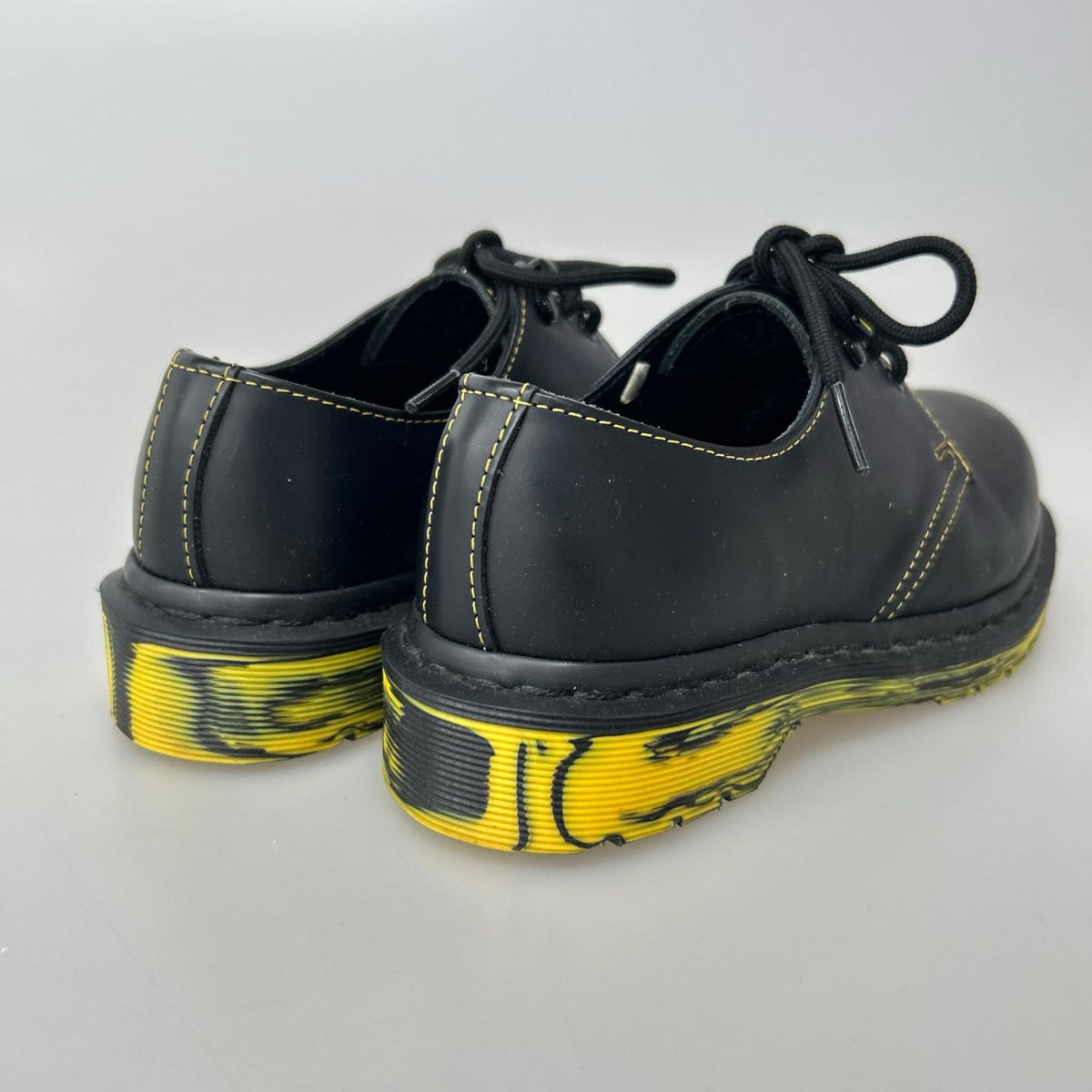 シューズ MARBLED SOLE 3ホール 黒 UK3 ブラック
