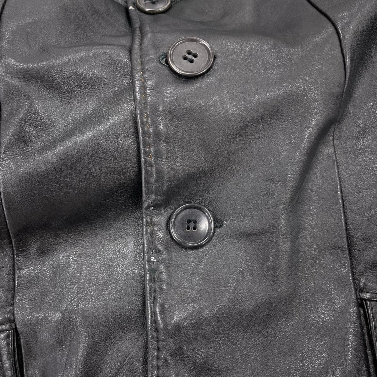 レザージャケット Reed sportswear レザーテーラード ブラック