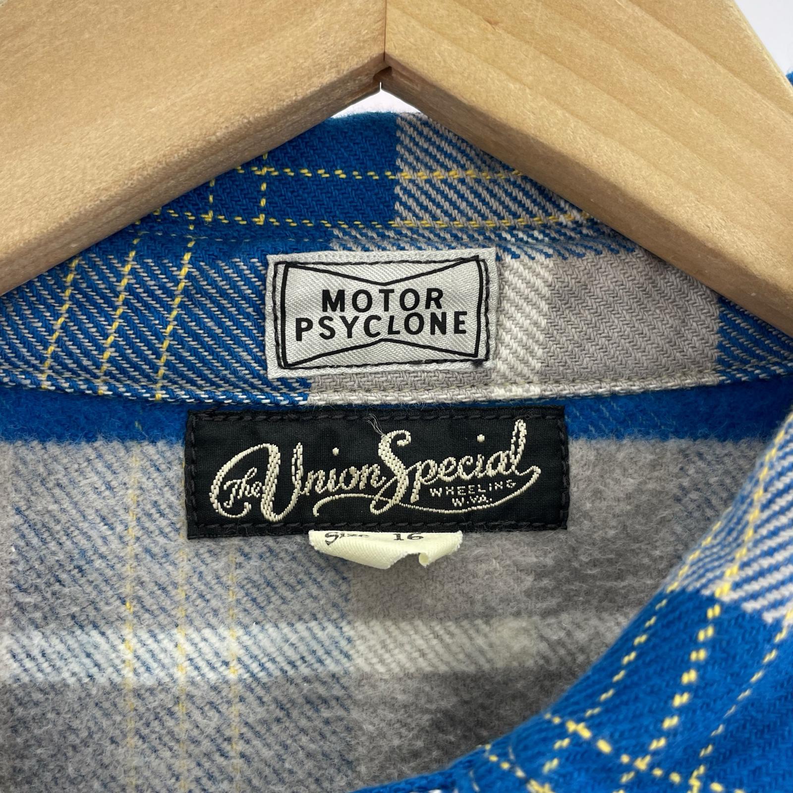 長袖シャツ UNION SPETIAL OVERALLS/ノマド ワークシャツ ブルー