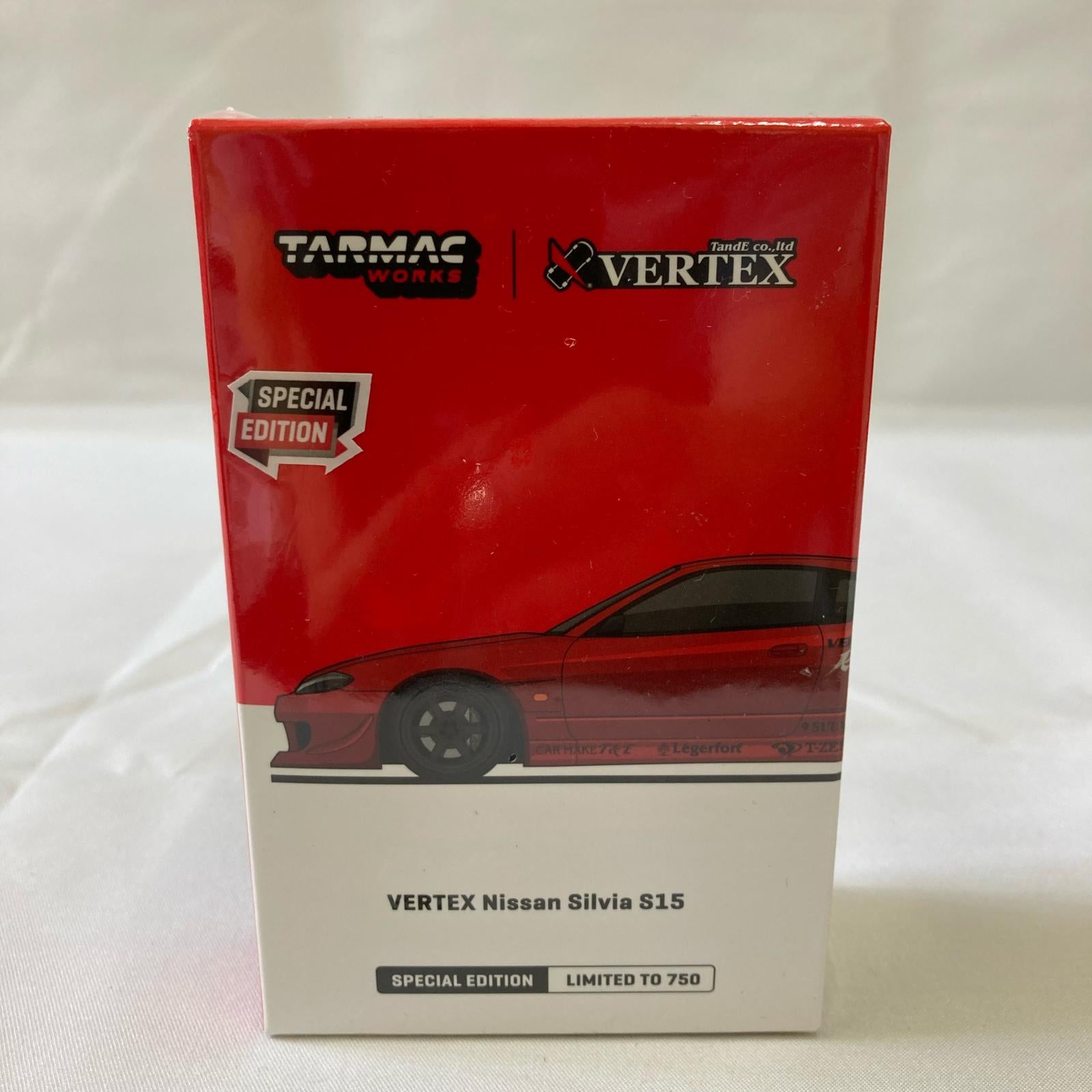 ターマックワークス ヴェルテックス日産シルビアS15 レッド ミニカーその他