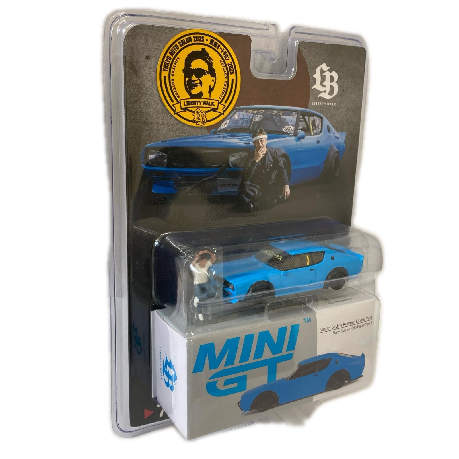 MINIGT LB ケンメリ 2000GTR ベイビーブルー ミニカーその他