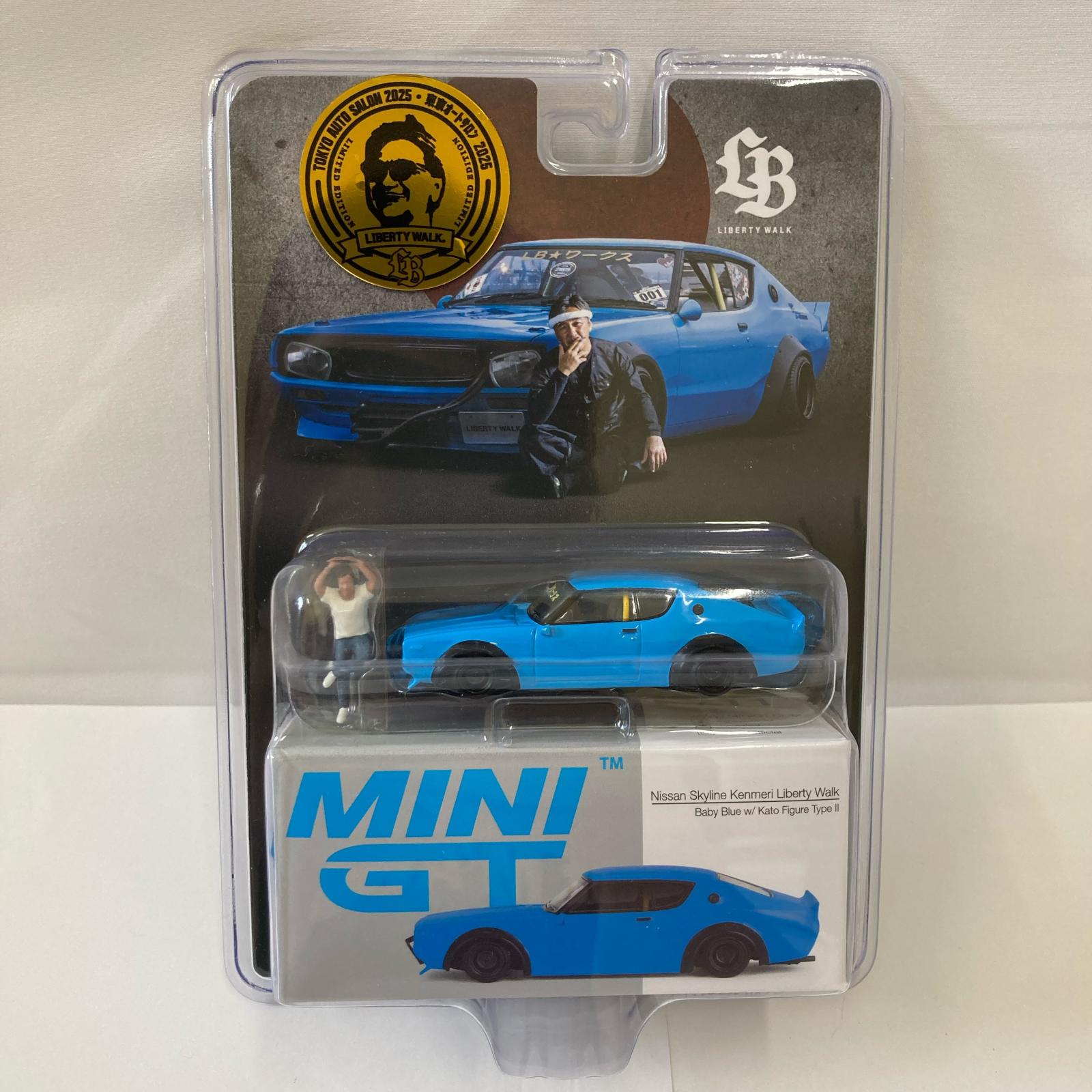 MINIGT LB ケンメリ 2000GTR ベイビーブルー ミニカーその他