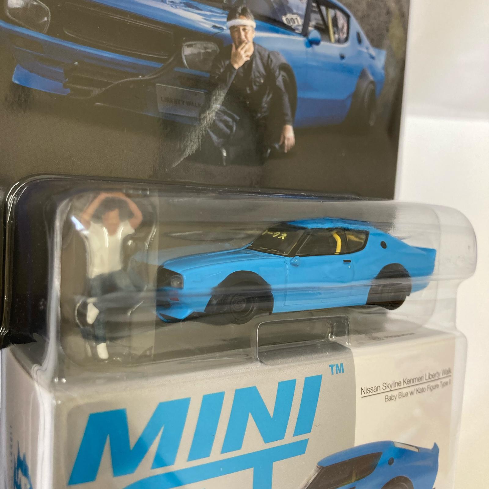 MINIGT LB ケンメリ 2000GTR ベイビーブルー ミニカーその他