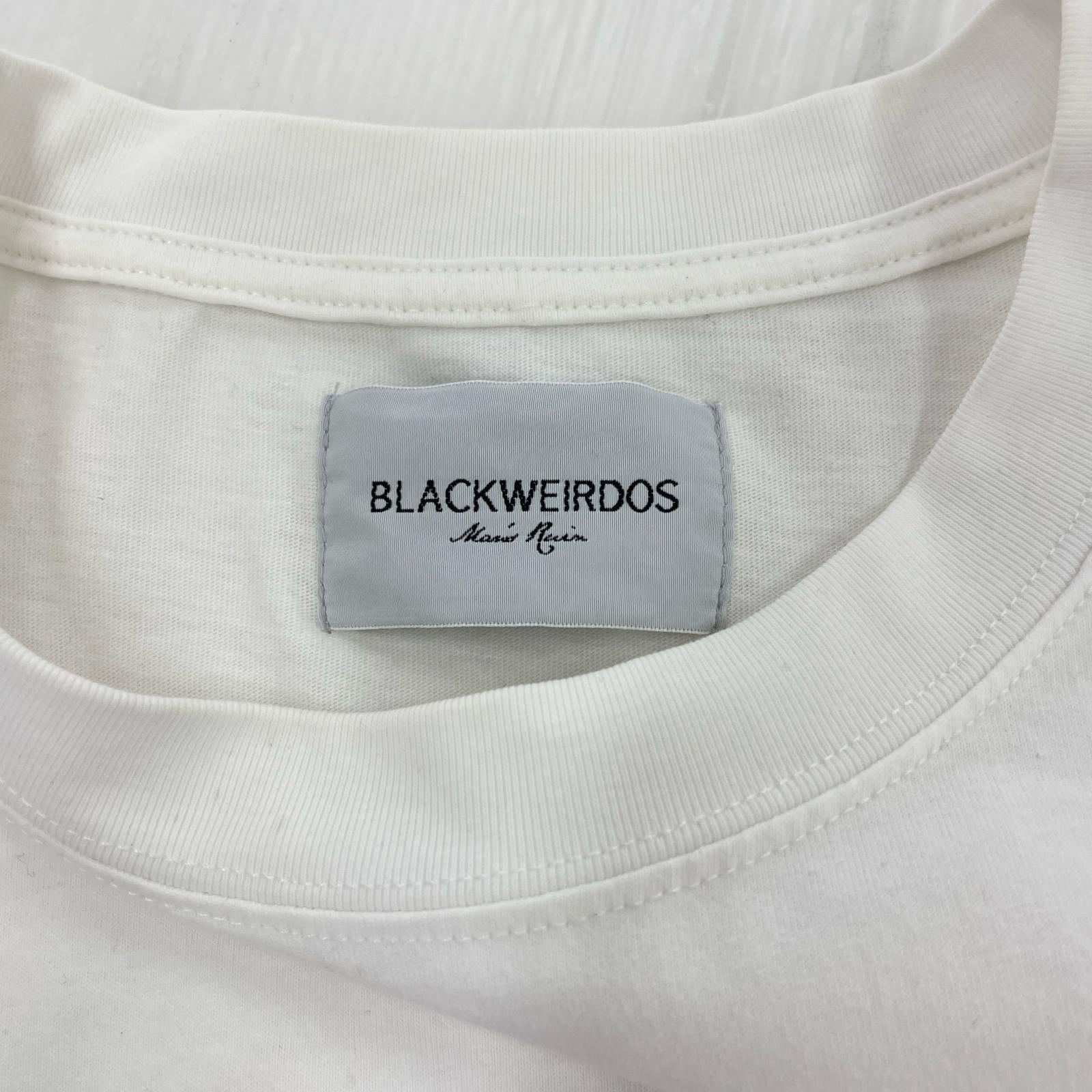 半袖Tシャツ BLACKWEIRDOS Chaos Tee 白 L ホワイト
