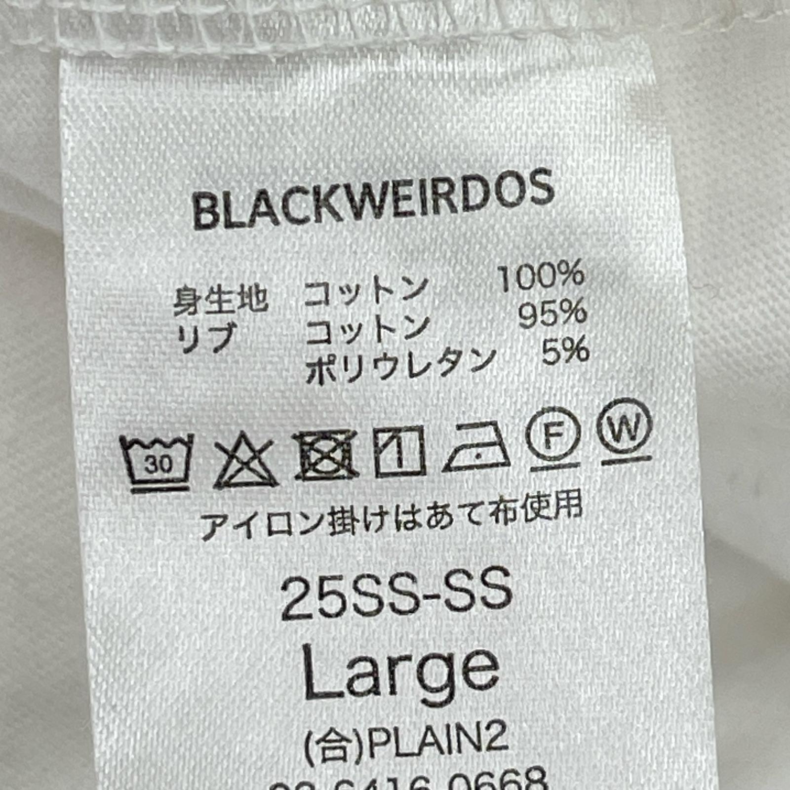 半袖Tシャツ BLACKWEIRDOS Chaos Tee 白 L ホワイト