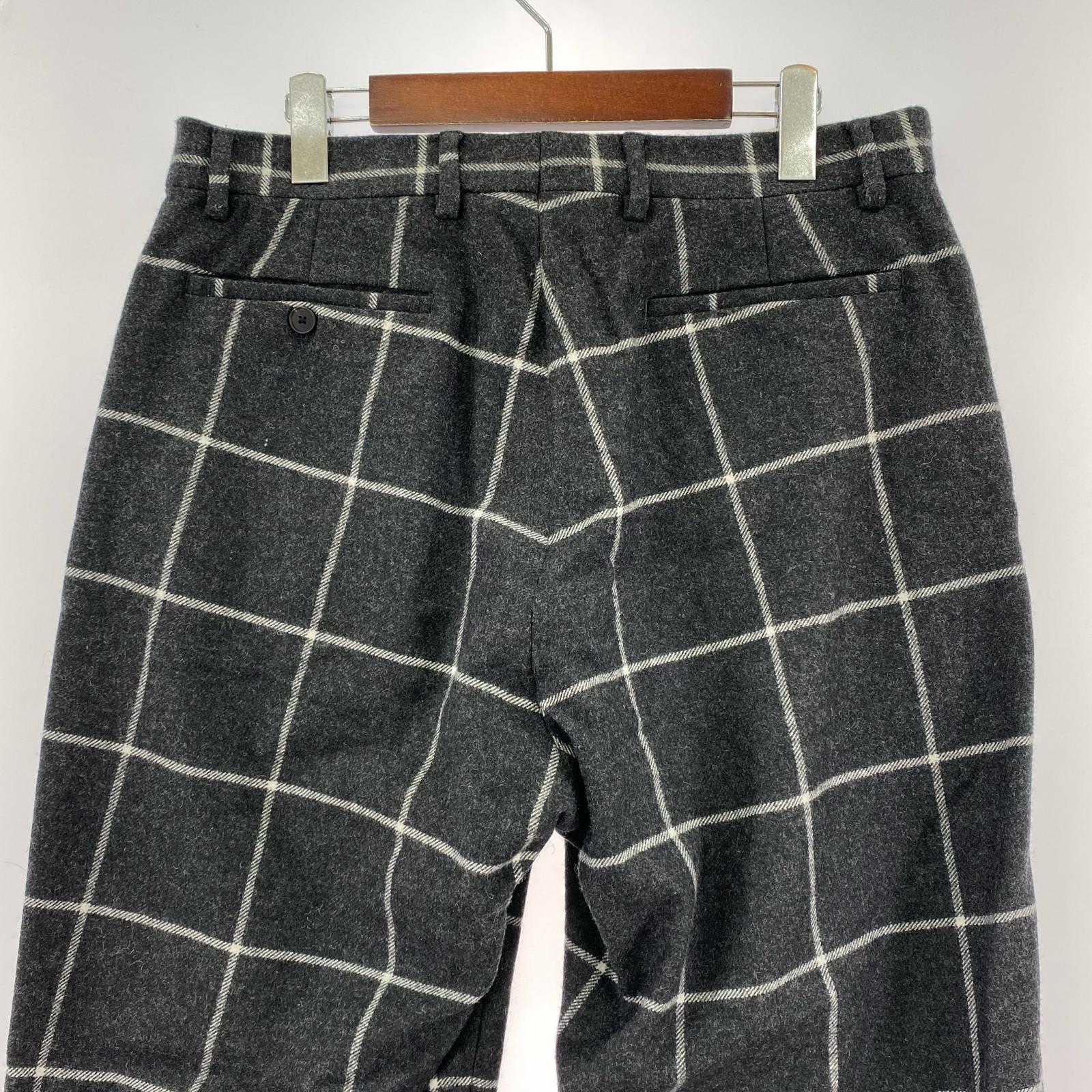 パンツ ウールチェック(32) 32 グレー