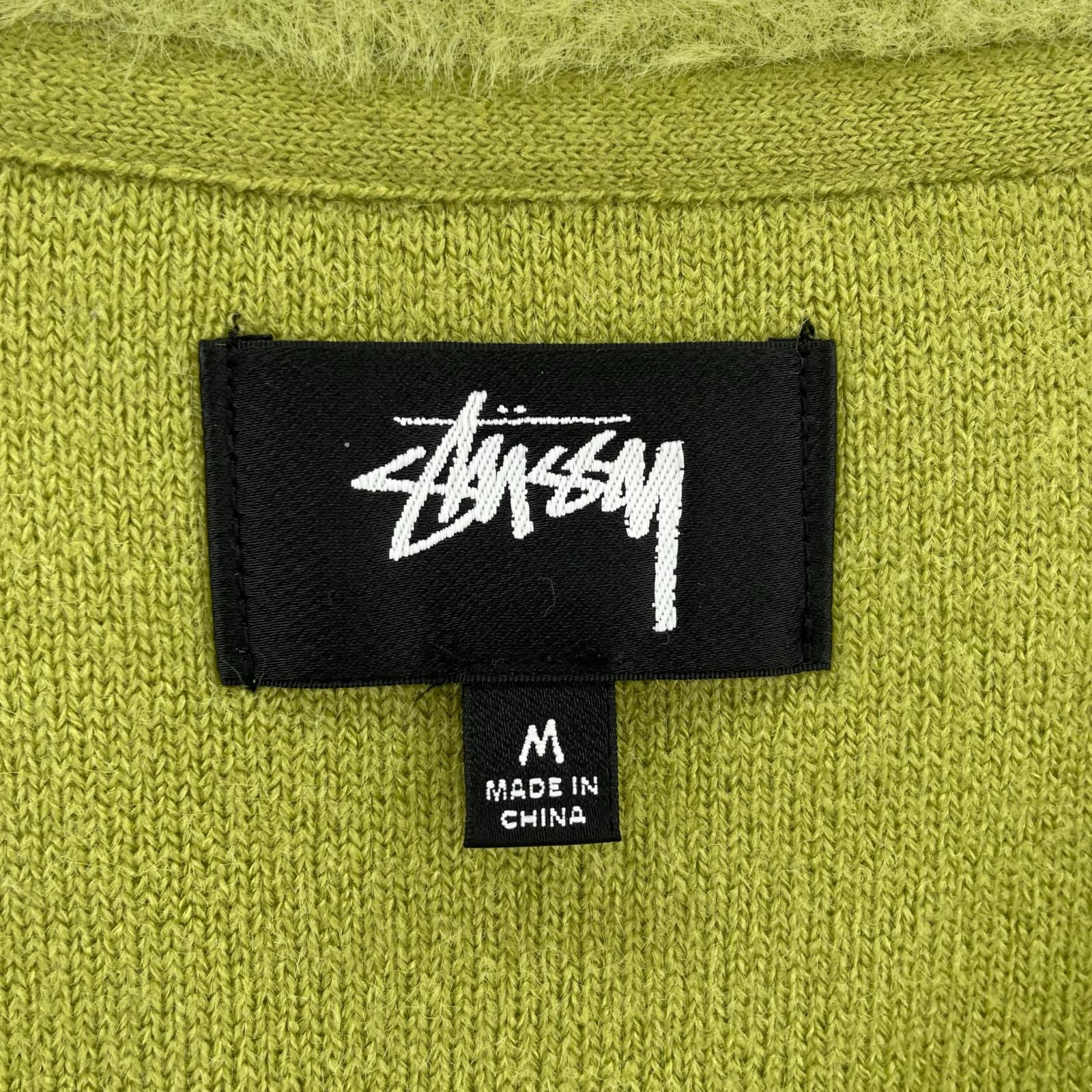 カーディガン 23AW Shaggy Cardigan ライムグリーン M M グリーン