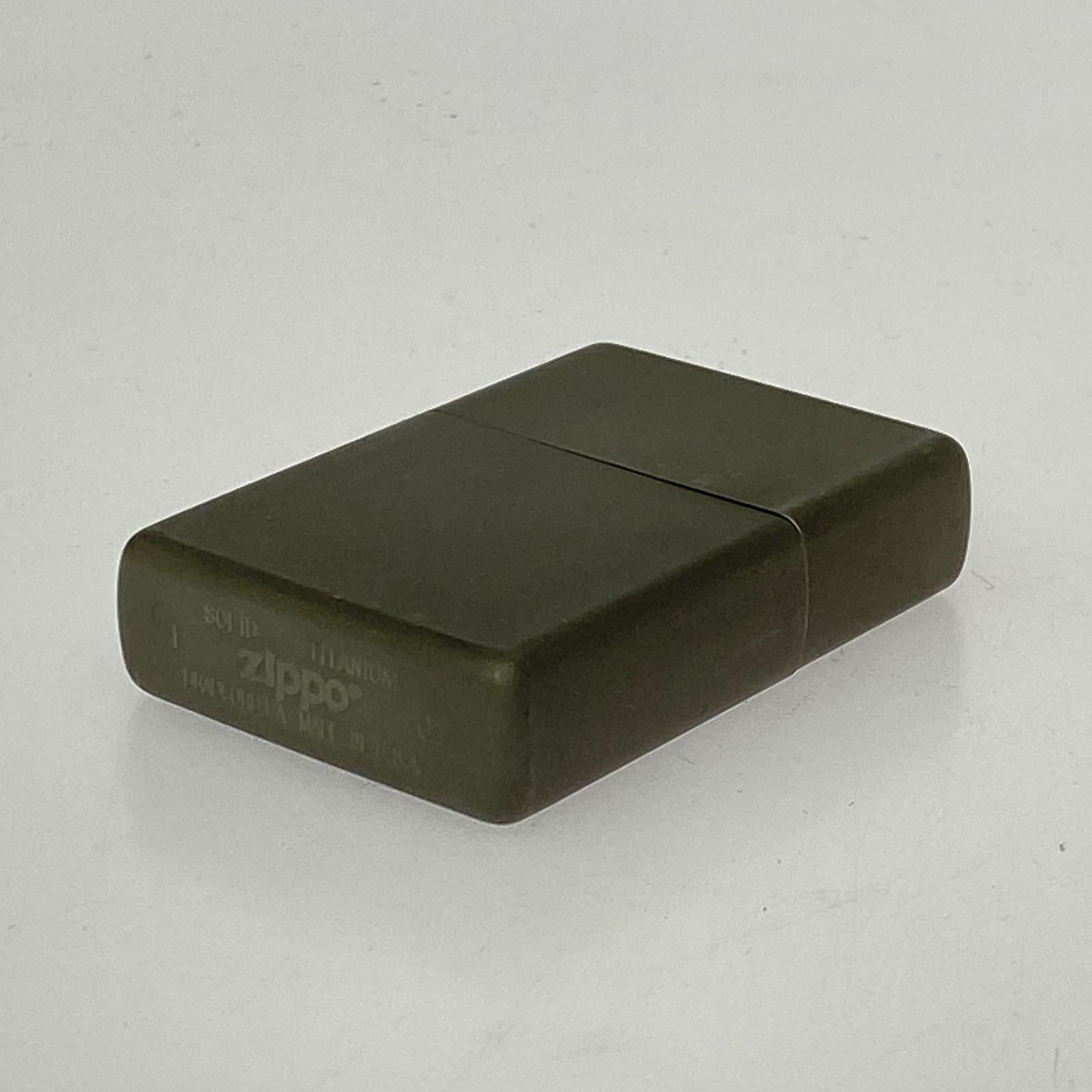 ライター 01年製 solid titanium グレー
