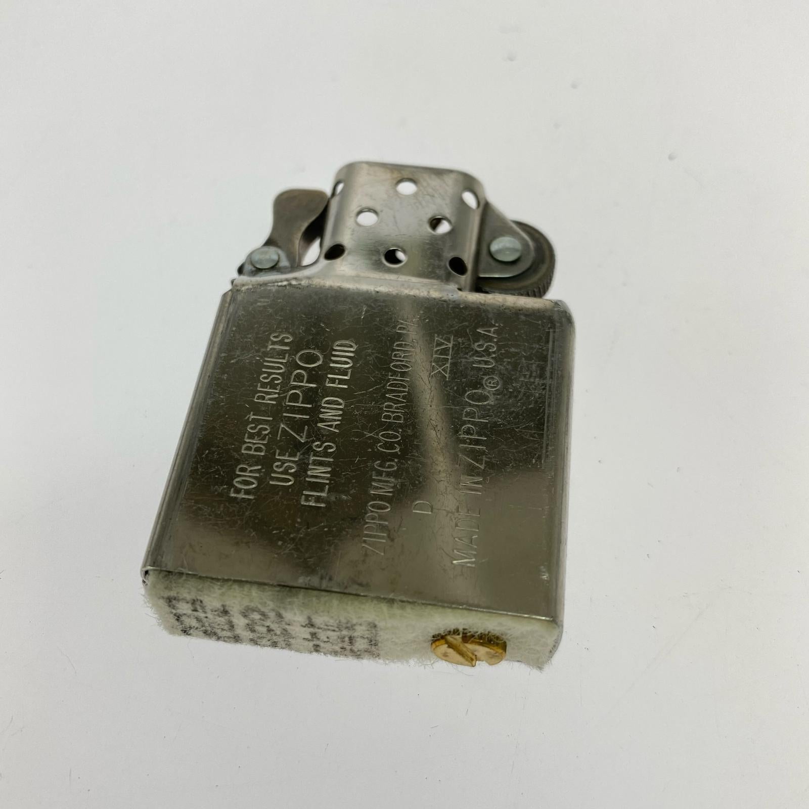 ライター 01年製 solid titanium グレー