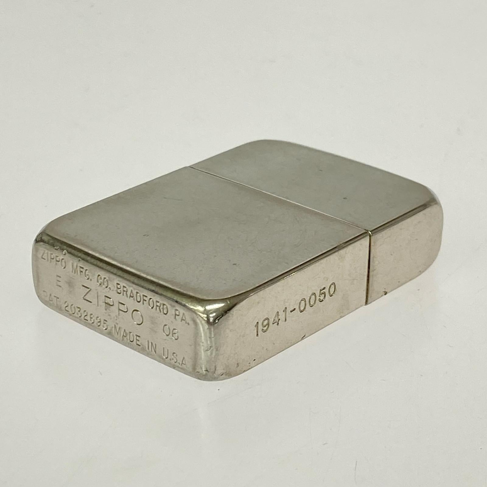ライター 06年製 1941復刻アンティークシルバープレート シルバー