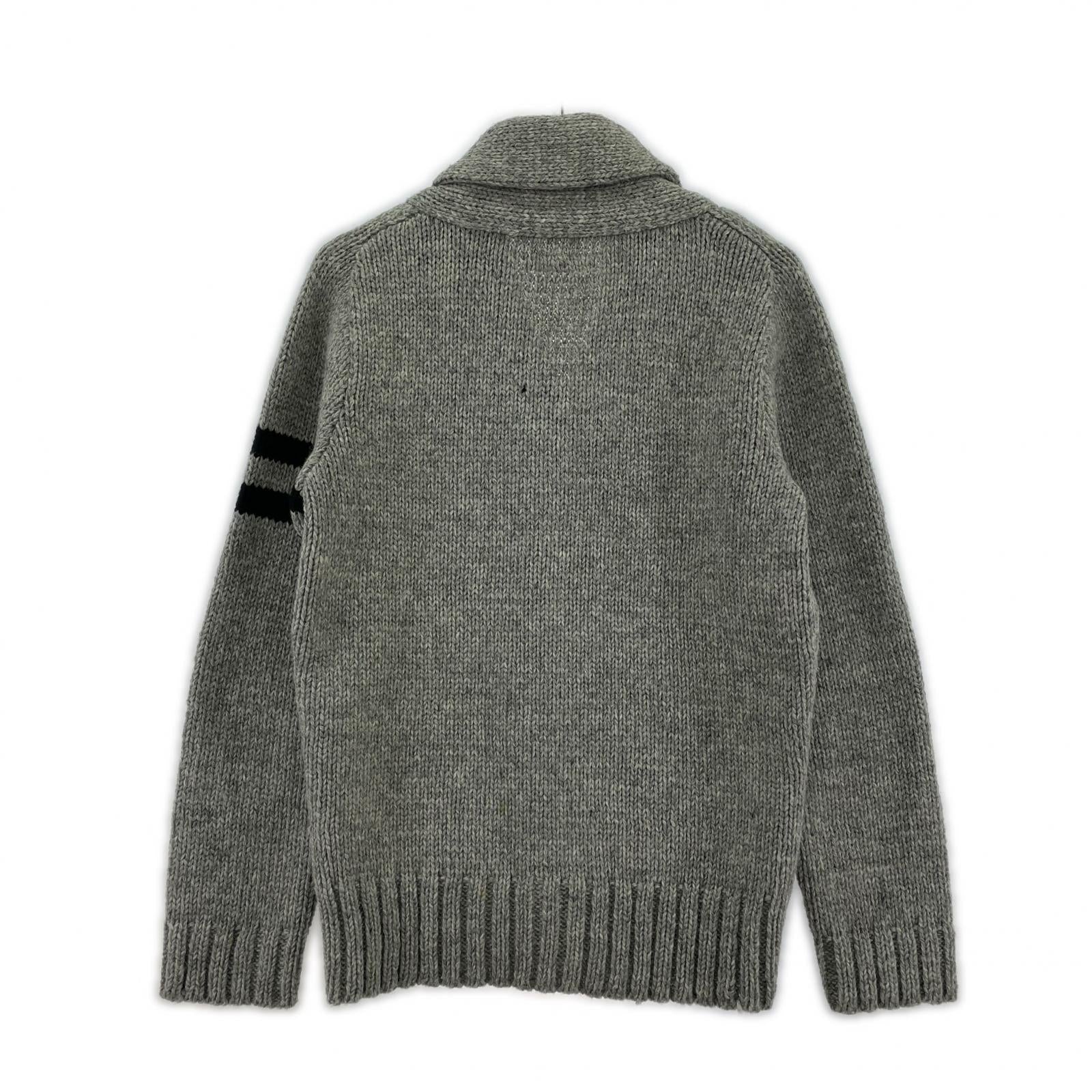 カーディガン ハリウッドランチマーケット ショールカラーカーディガン GY M グレー