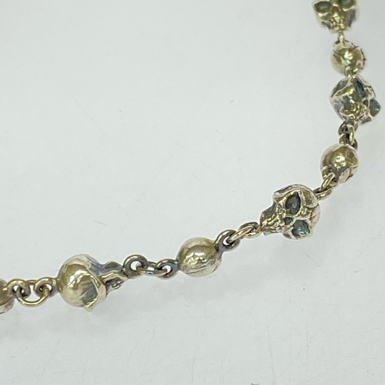 ネックレス GOTHIC ALIENSKULL NECKLACE