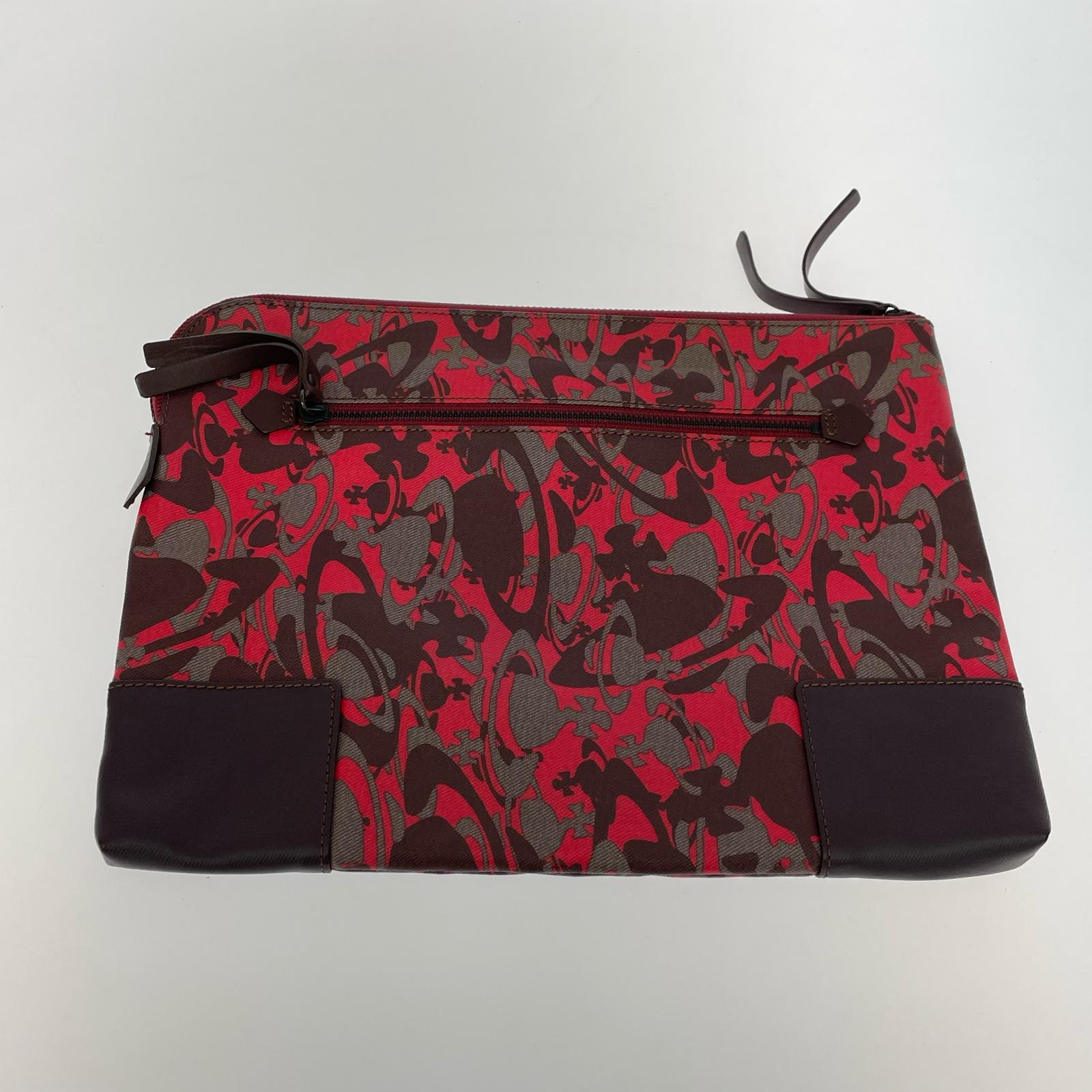 その他バッグ カモフラクラッチバッグ RED/BWN レッド