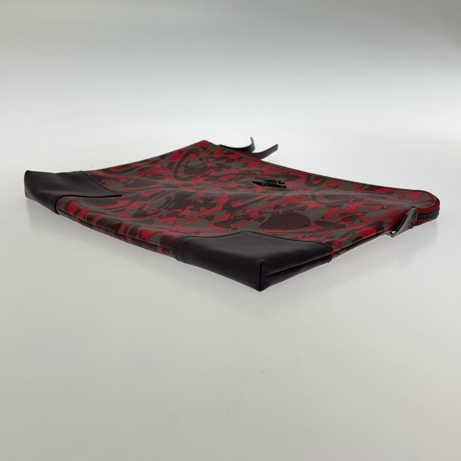 その他バッグ カモフラクラッチバッグ RED/BWN レッド