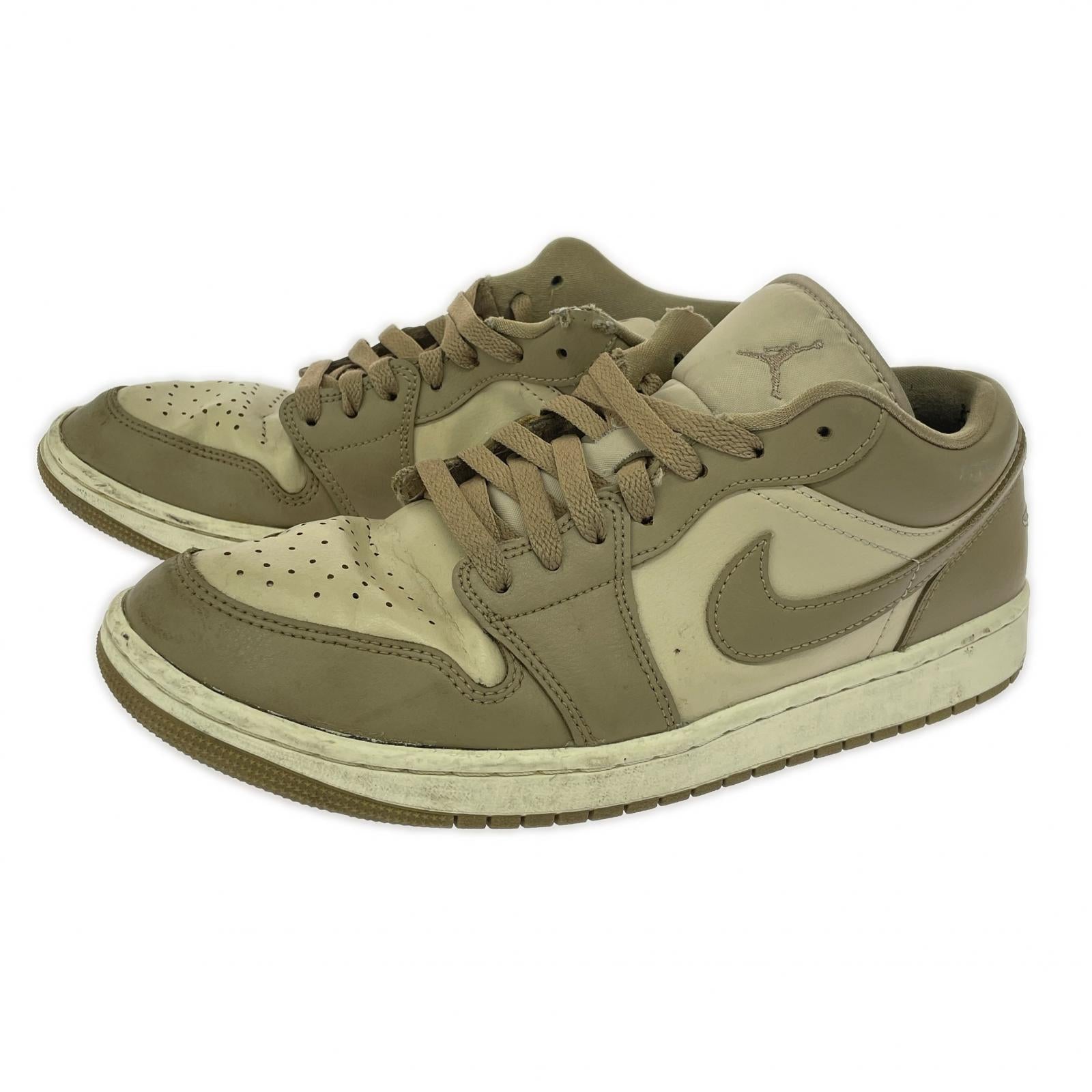スニーカー wmns air jordan 1 low 28cm 28cm (US10 UK9 1/2 EU46) ベージュ