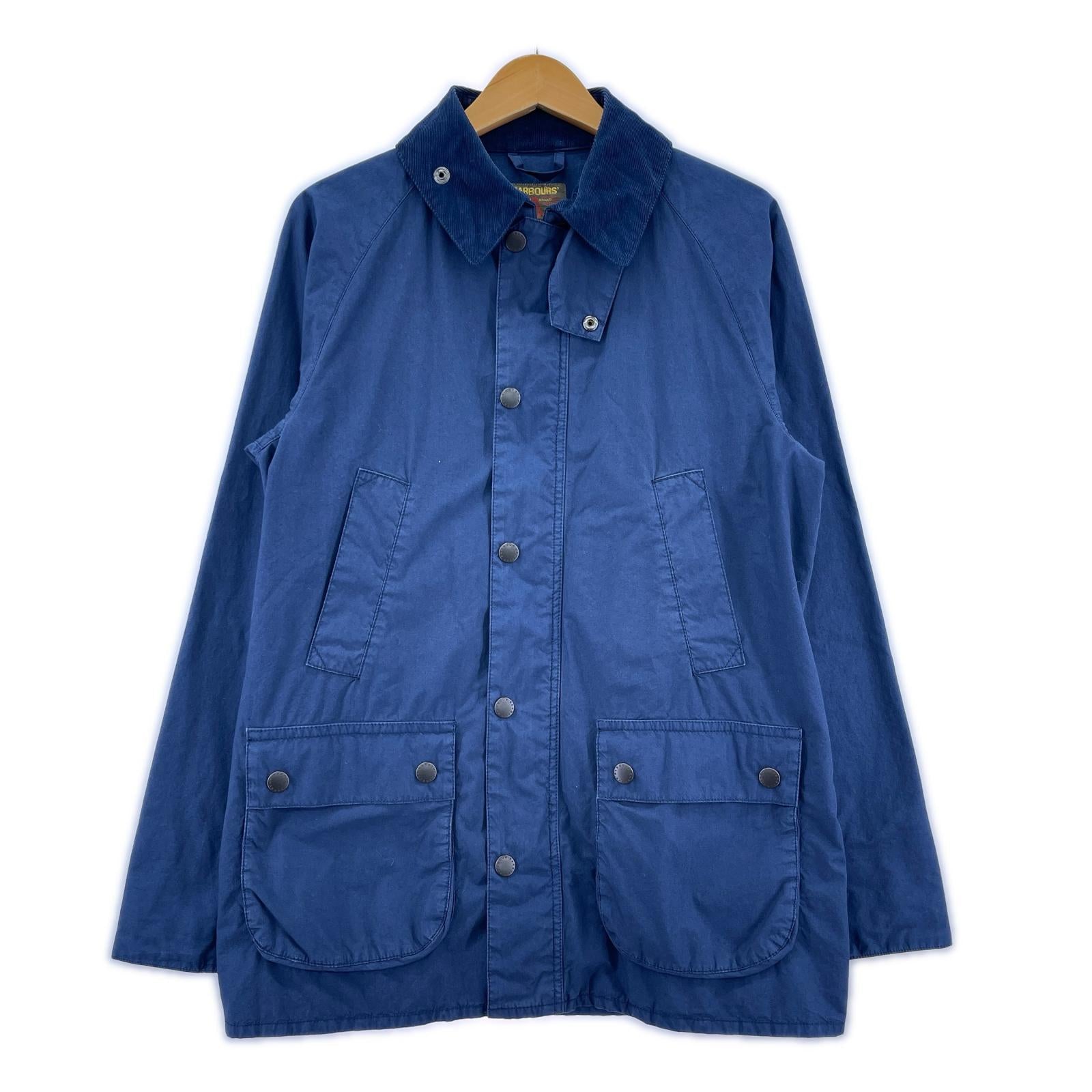 ジャケット Barbour SOUTH SHIELDS ノンオイルドジャケット 青 L ブルー