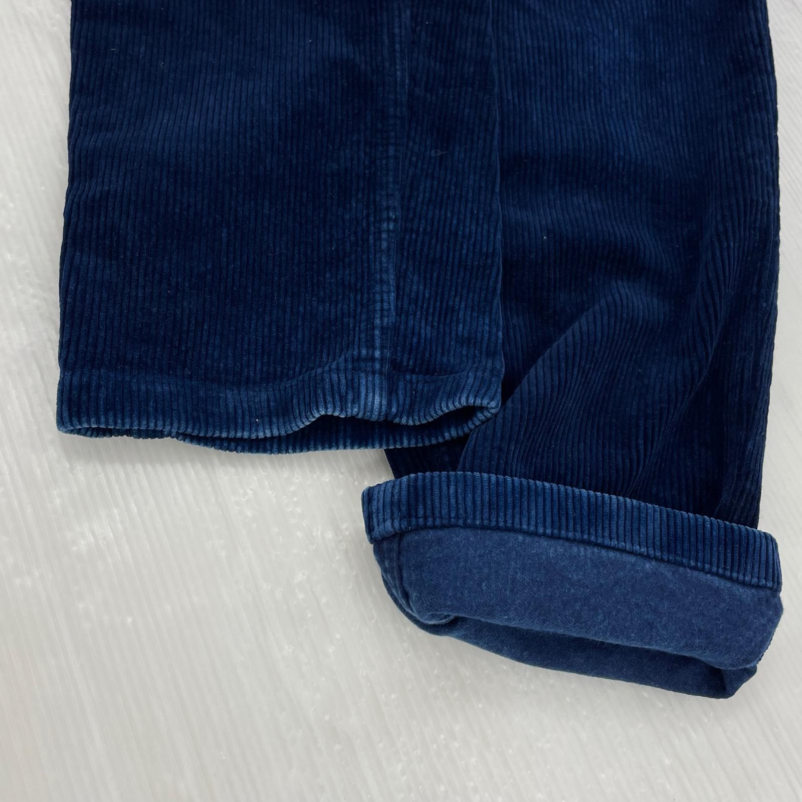 パンツ CORDUROY CLASSIC PANTS 青 (L) L ネイビー