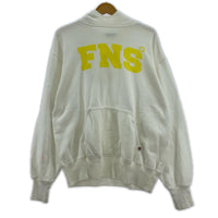 パーカー GOODENOUGH FNSプリント ベンチレーションパーカー M ホワイト×イエロー M