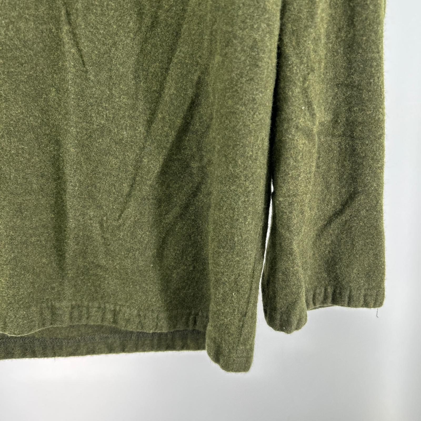 ニット 16AW ウールVネック グリーン フリー